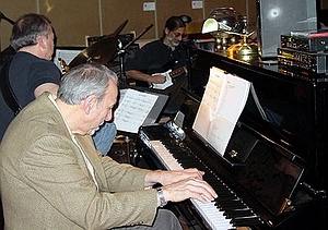Basil Ronzitti (foreground), Tony Stefanelli, Frank Singer (background)